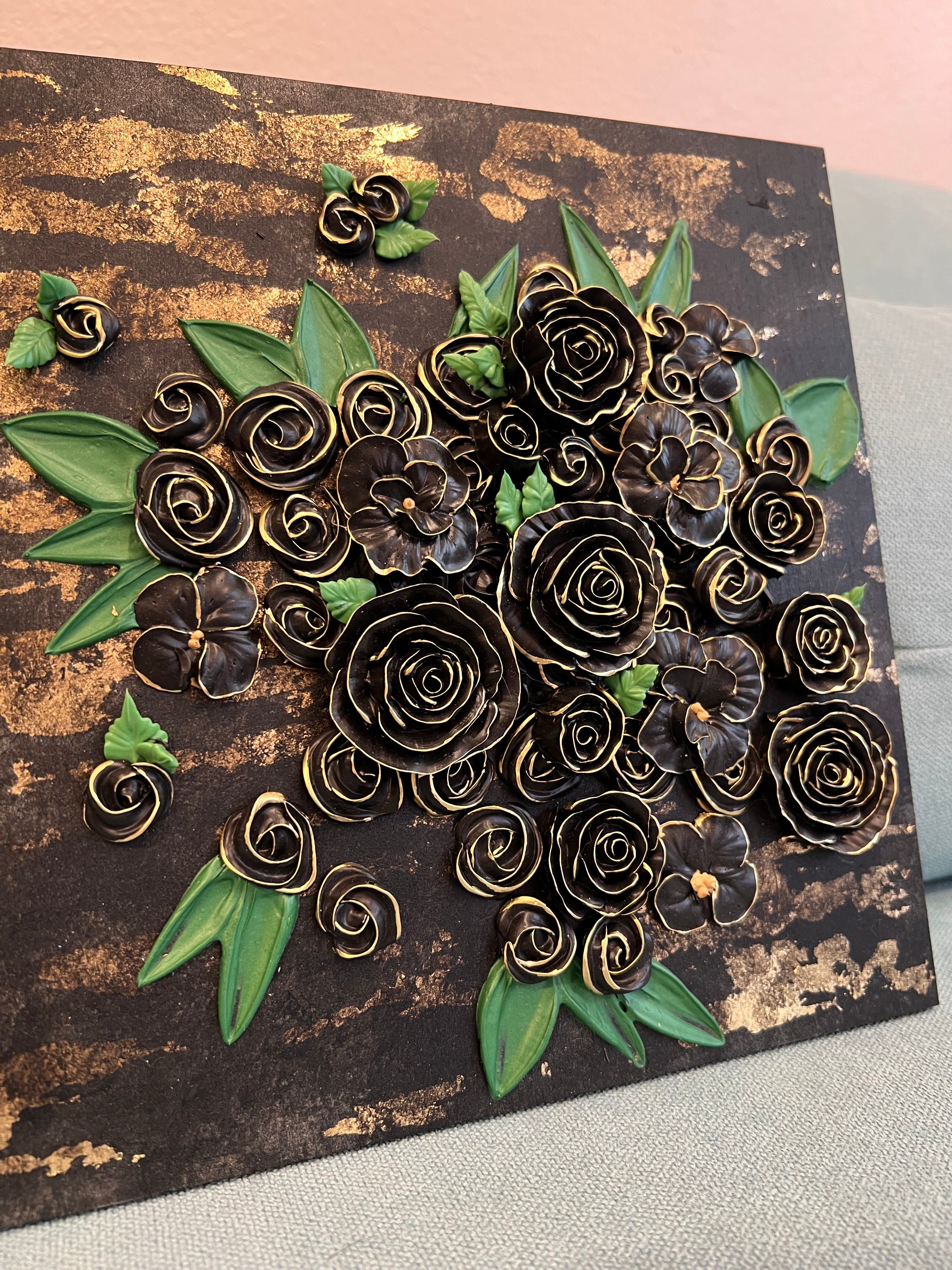 Black Rosettes medium