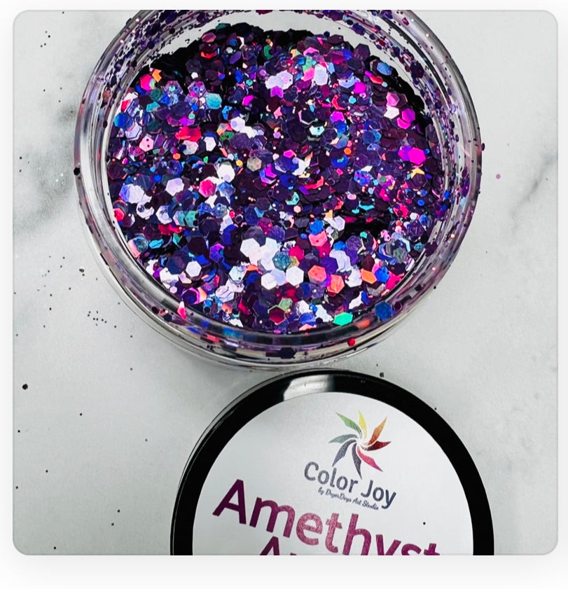 Amethyst Aurora Glitter