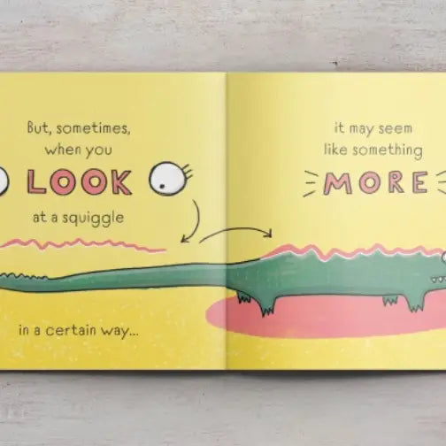 A squiggle is just a squiggle book